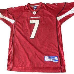Reebok Authentic Nfl Stitched Arizona Cardinals Matt Leinart #7 Jersey - Large